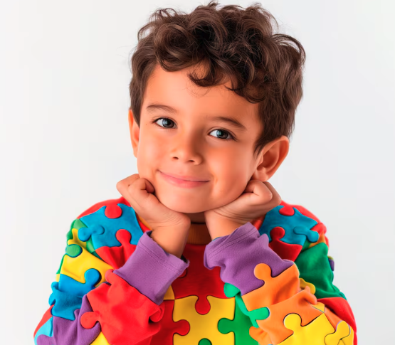Autism Awareness - Child with Puzzle Clothing